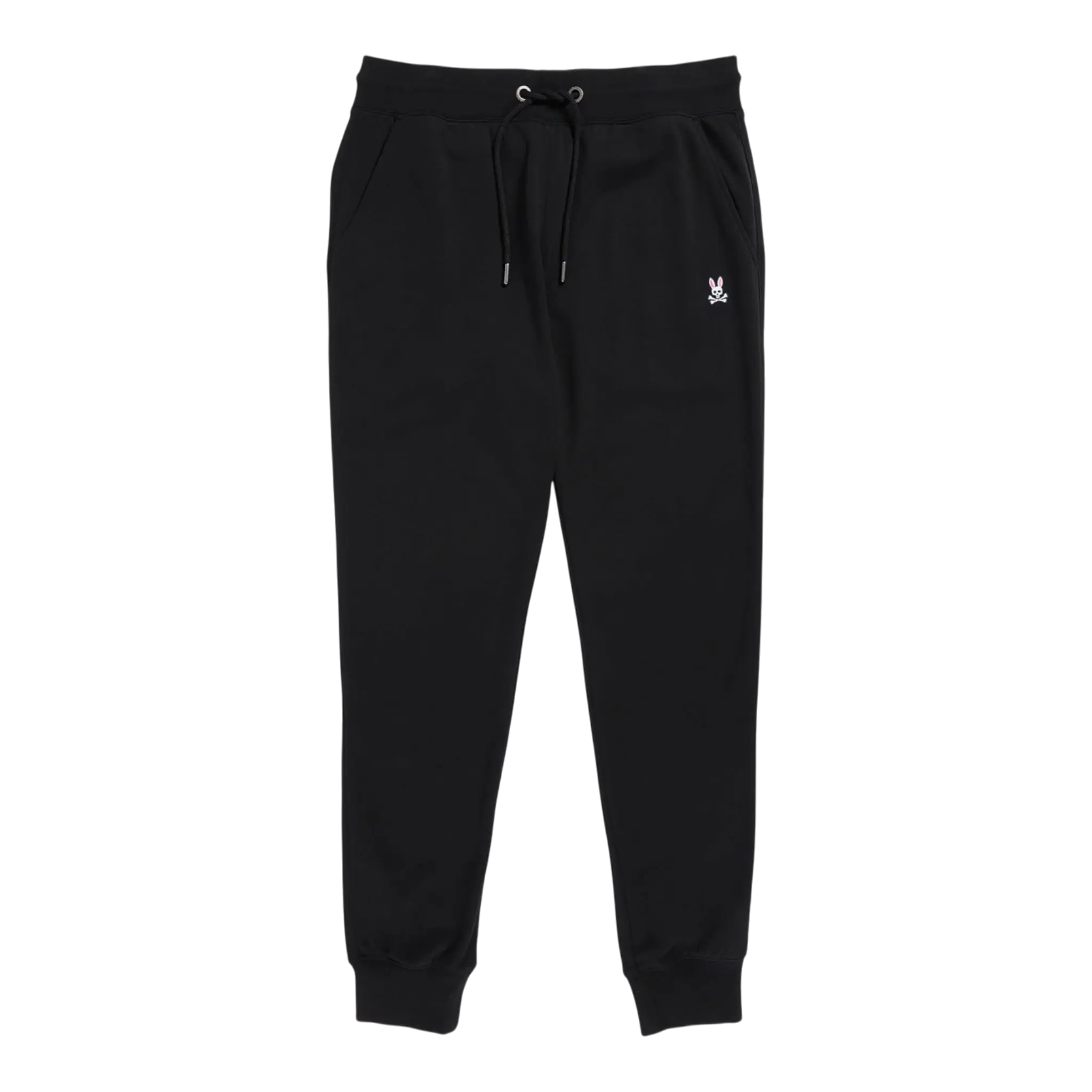 Psycho Bunny French Terry Knit Men Sweatpants Black