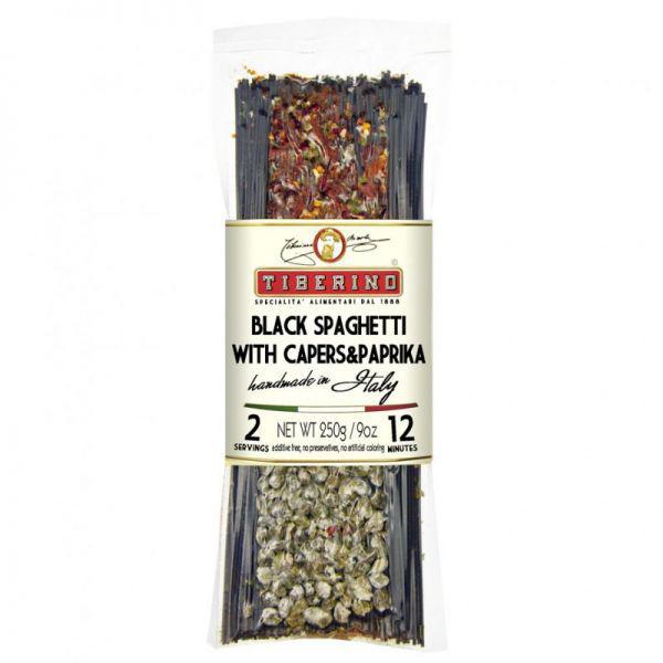 Black Spaghetti w/ Capers & Paprika (9OZ)