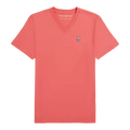 Psycho Bunny Classic V-Neck Men T-Shirt Grapefruit