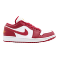 Air Jordan 1 Low Men's Shoes Cardinal Red/White/Light Curry