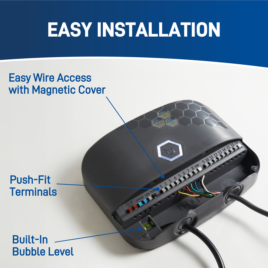 B - hyve XR Smart Indoor/Outdoor Sprinkler Timer 16 station 57995