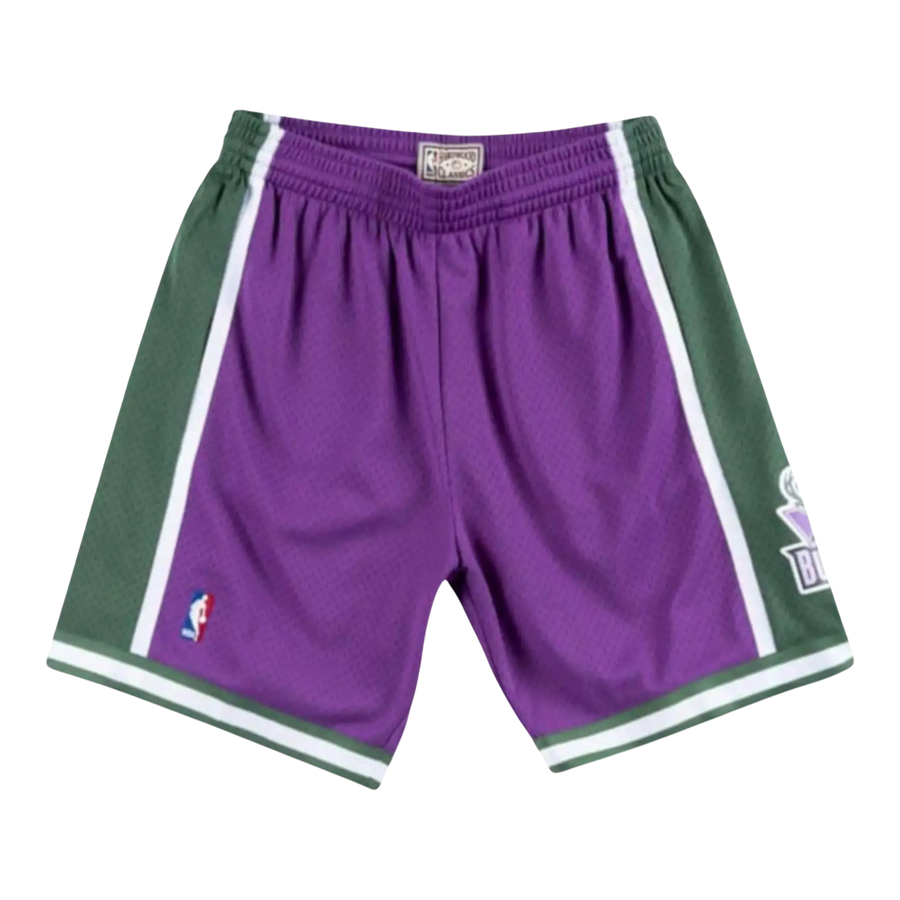 Mitchell & Ness NBA Swingman Milwaukee Bucks Road 2000-01 Men Shorts Purple
