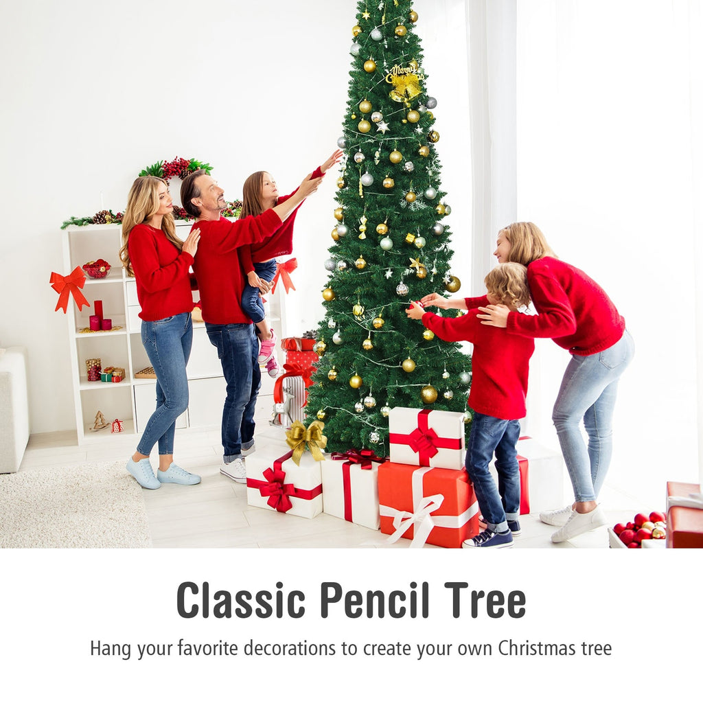 WONDERWALL ‘Noël DuBois’ 5–9 ft Unlit Slim Pencil Artificial Christmas Tree