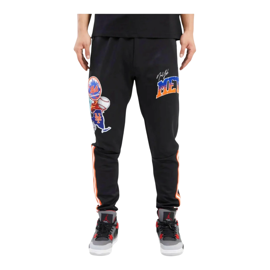 Pro Standard New York Mets Home Town Men Track Pants Black