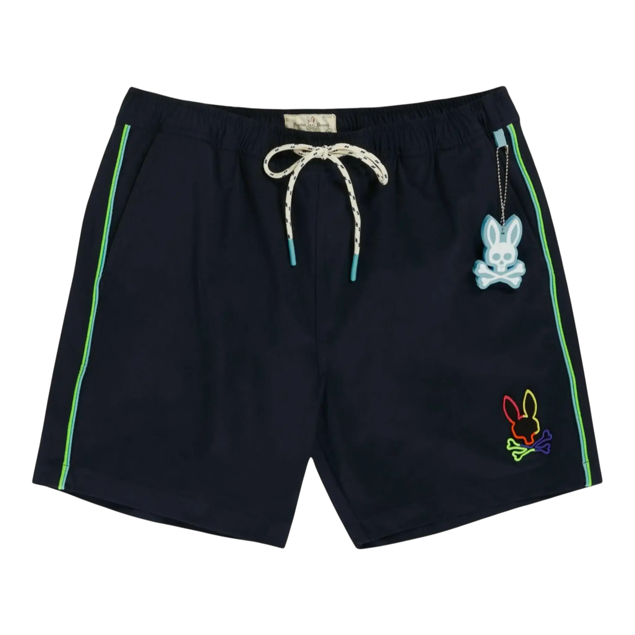 Psycho Bunny Leo Hydrochromic Men Swim Trunks Navy