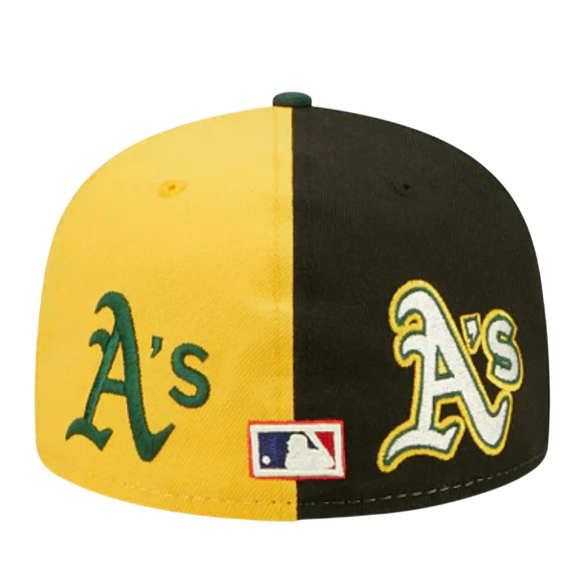 New Era 59Fifty MLB Oakland Athletics Logo Pinwheel Fitted Hat Multi/Green