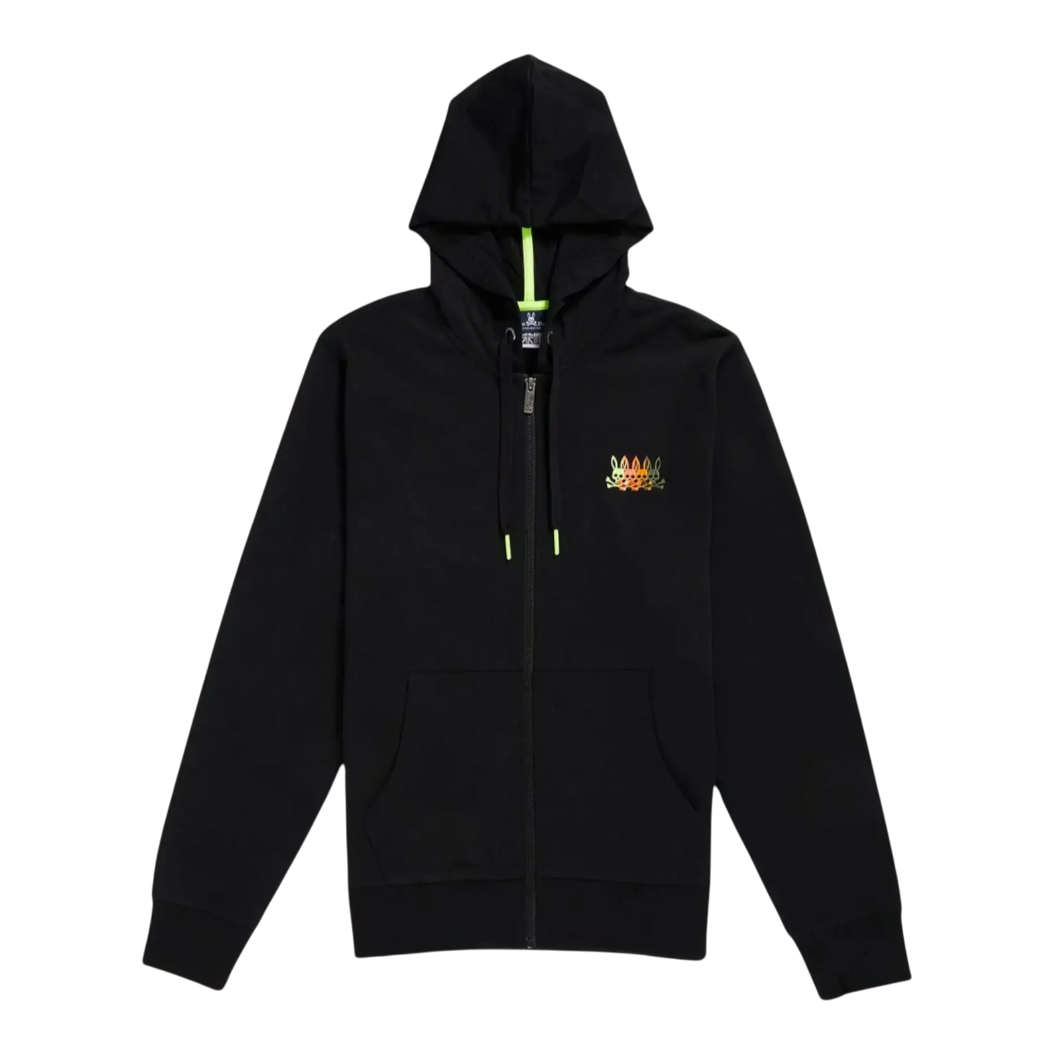 Psycho Bunny Cortlandt Full Zip Men Hoodie Black