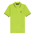 Psycho Bunny Posen Matte Pique Polo Men Shirt Acid Lime