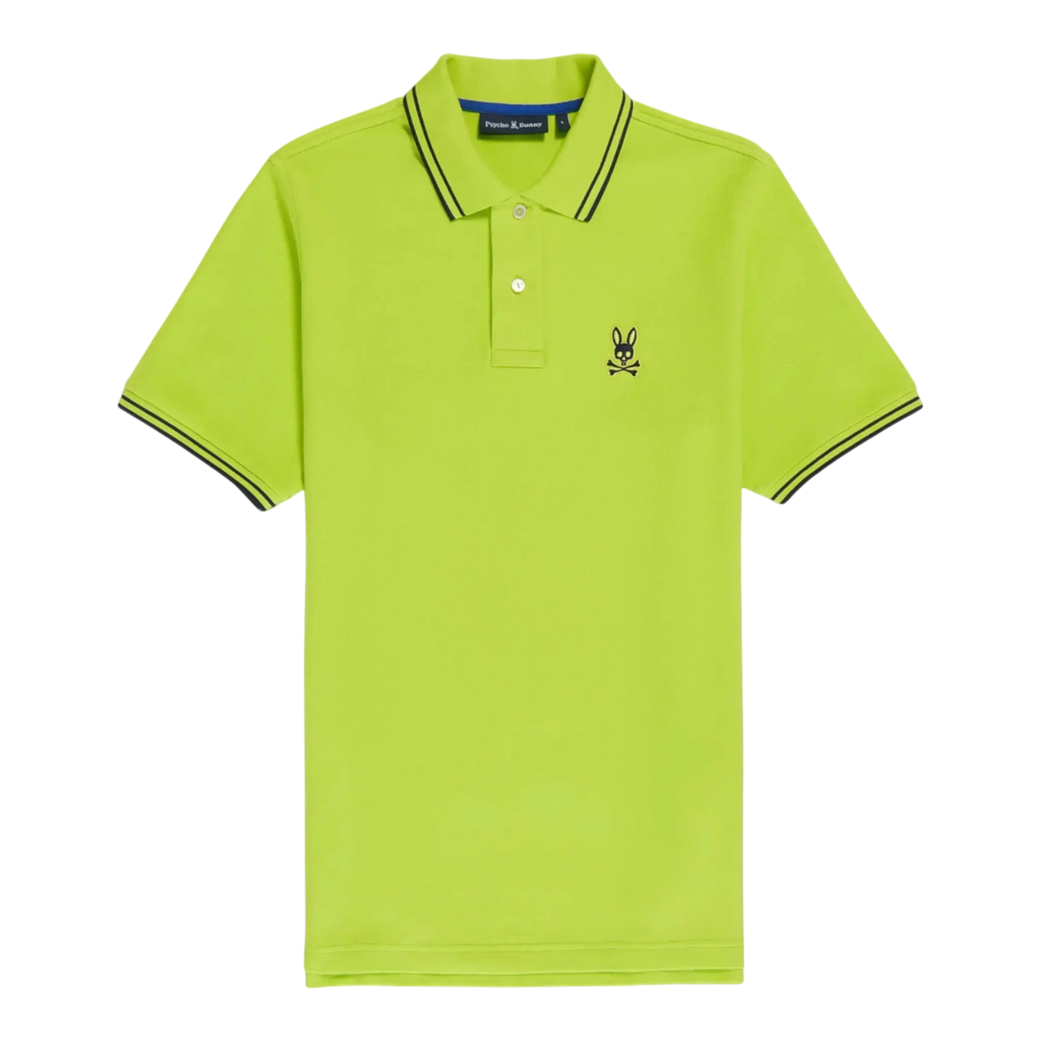 Psycho Bunny Posen Matte Pique Polo Men Shirt Acid Lime