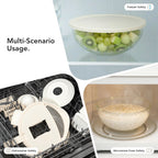 Genicook Glass Salad Bowl and Reversible Slicer Set