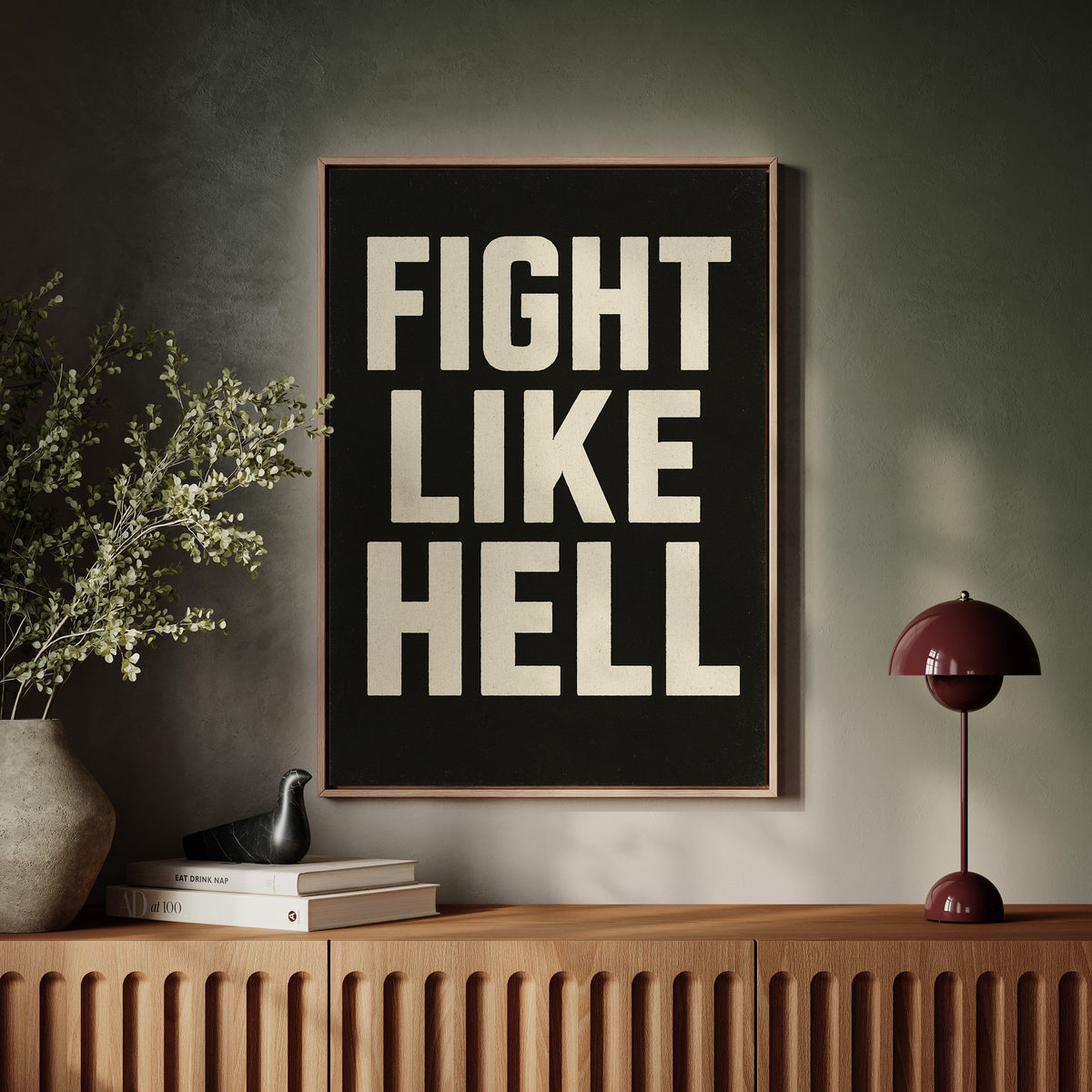 WONDERWALL ‘L’Atelier Fun Collection’ Fight Like Hell Gritty Bold Poster