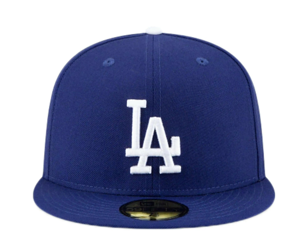 New Era 59Fifty Men Los Angeles Dodgers Icy 1980 ASG Side Patch Fitted Hat Royal/Baby Blue