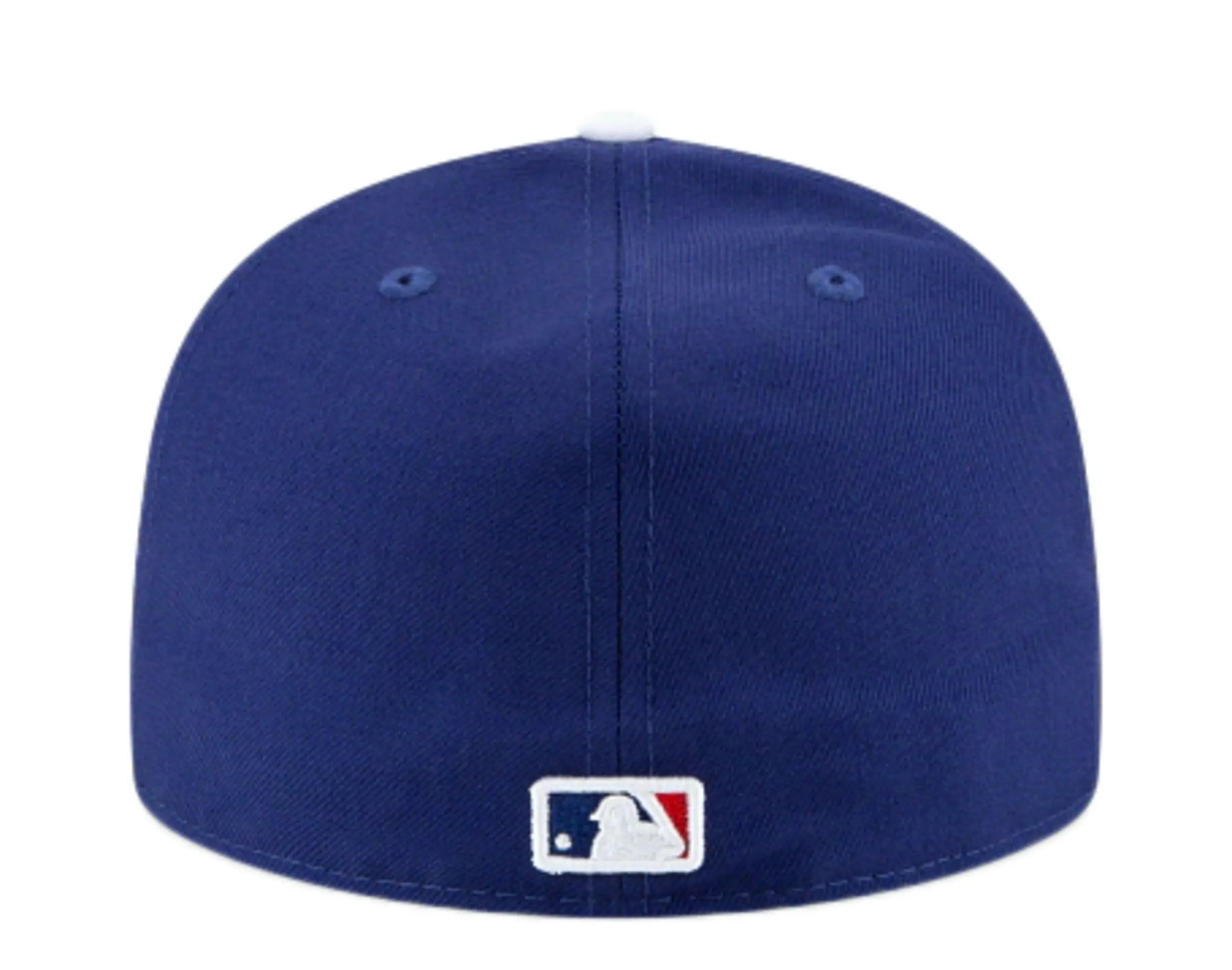 New Era 59Fifty Men Los Angeles Dodgers Icy 1980 ASG Side Patch Fitted Hat Royal/Baby Blue
