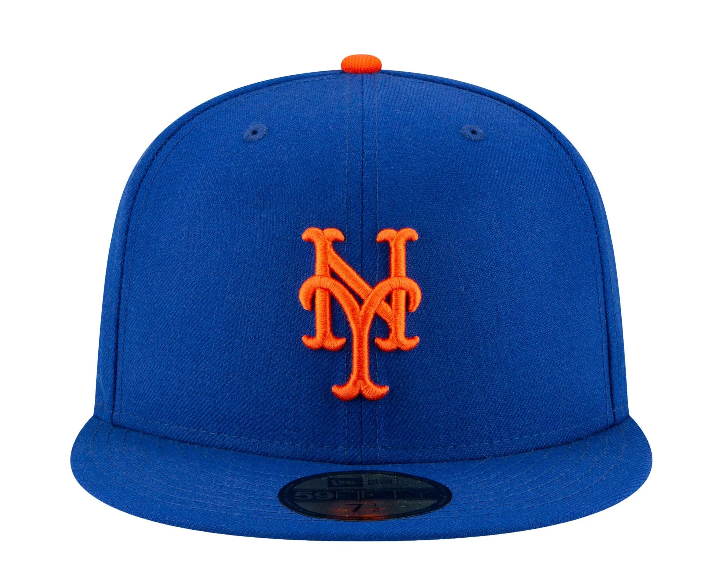 New Era 59Fifty Men New York Mets Icy 2013 ASG Side Patch Fitted Hat Royal/Baby Blue