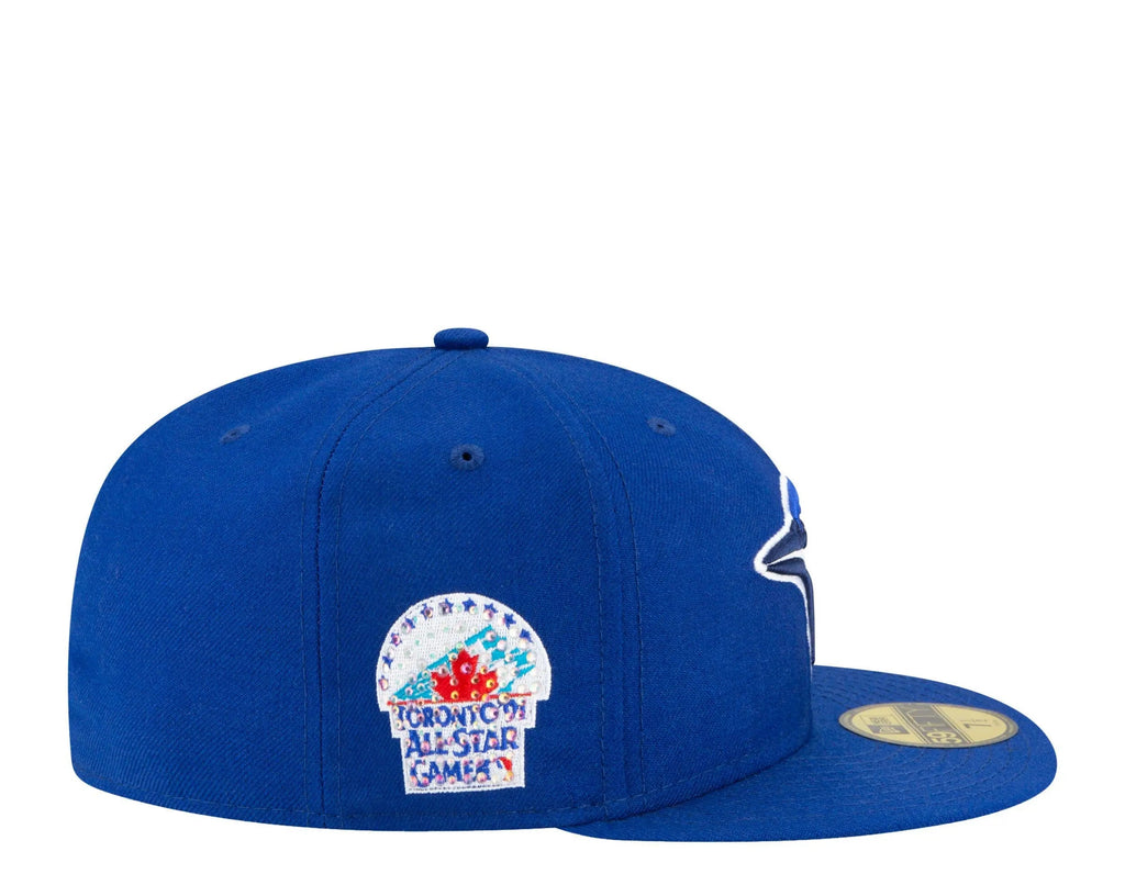 New Era 59Fifty Men Toronto Blue Jays Icy 1991 ASG Side Patch Fitted Hat Royal/Baby Blue