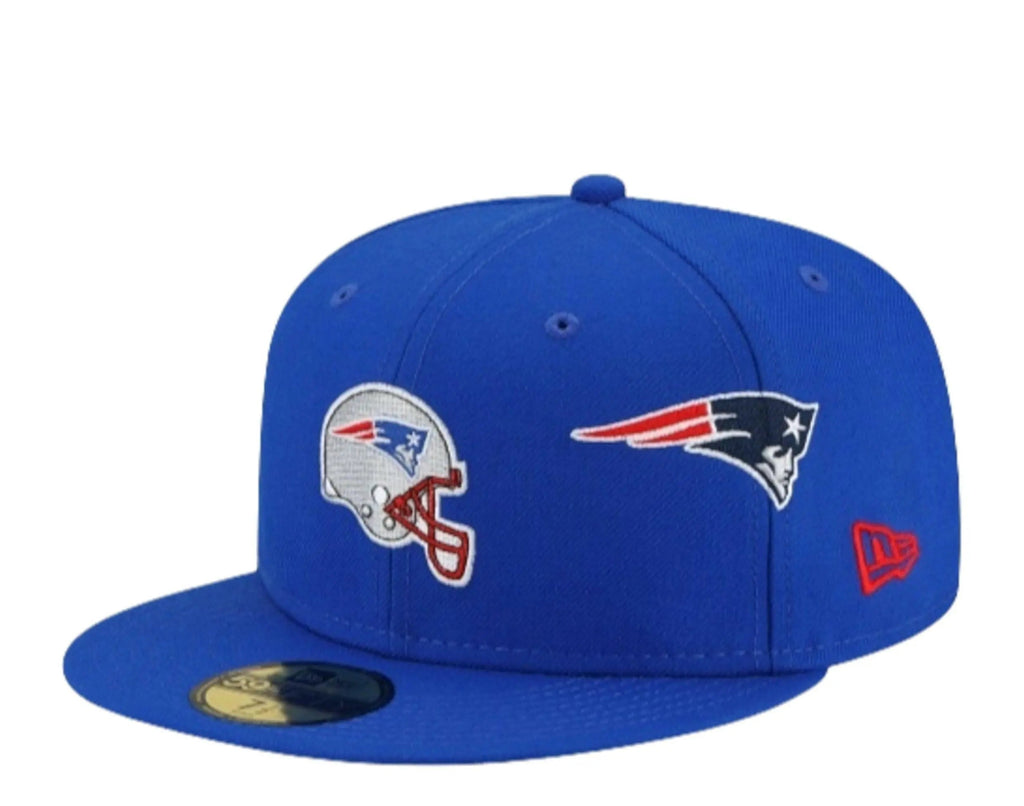 New Era x Just Don 59Fifty Men New England Patriots Fitted Hat Royal Blue