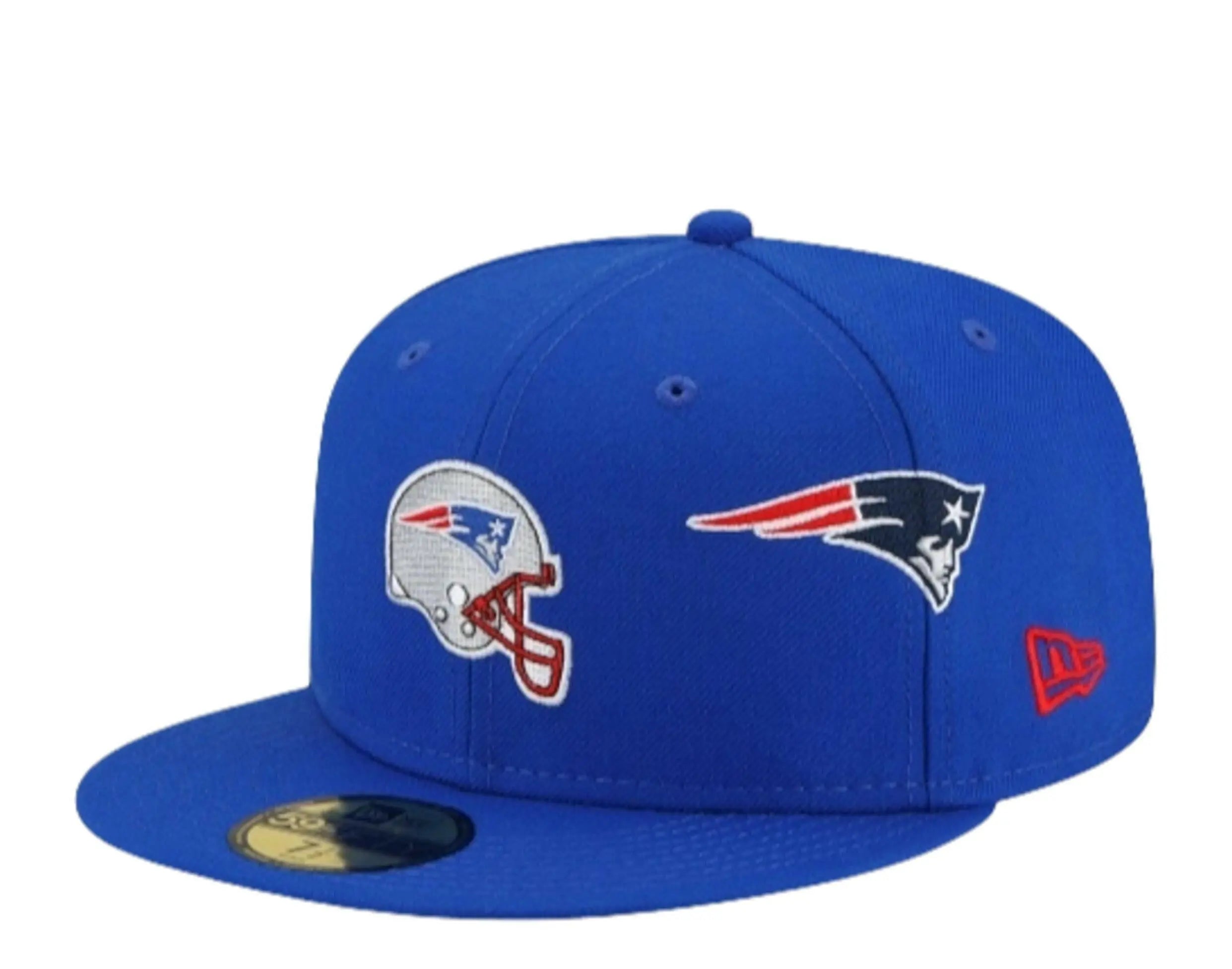 New Era x Just Don 59Fifty Men New England Patriots Fitted Hat Royal Blue