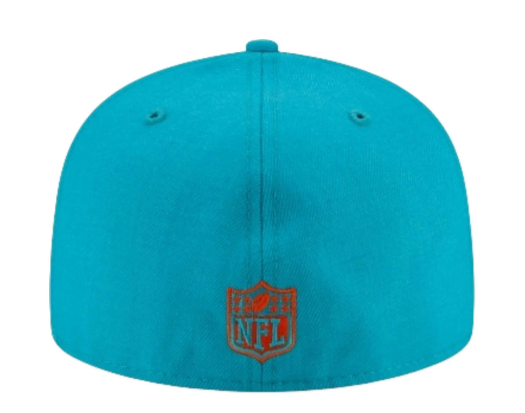 New Era x Just Don 59Fifty Men Miami Dolphins Fitted Hat Aqua
