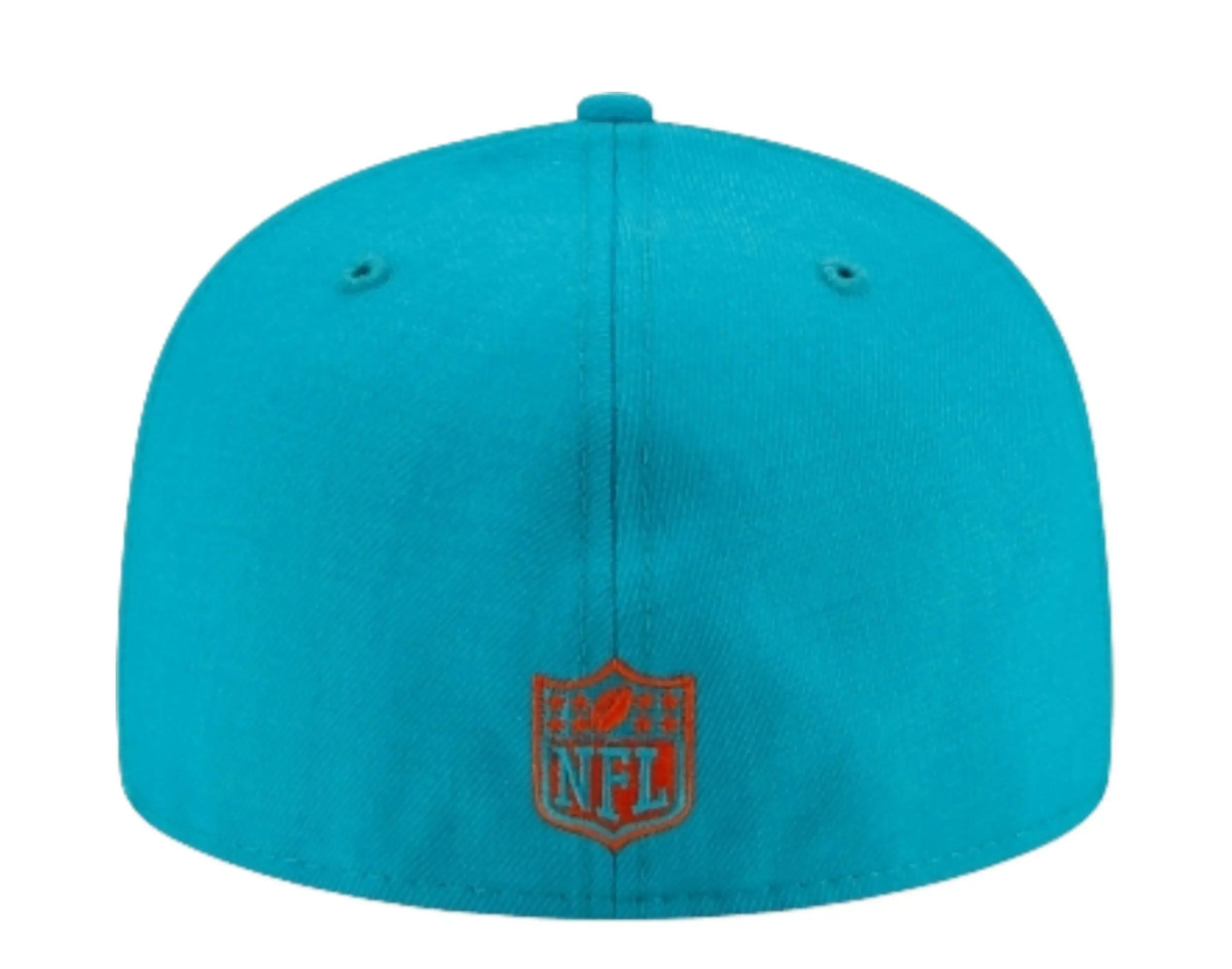 New Era x Just Don 59Fifty Men Miami Dolphins Fitted Hat Aqua