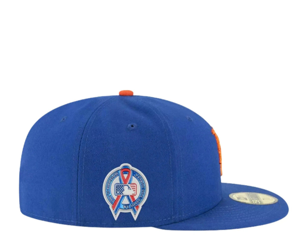 New Era 59Fifty Men New York Mets 9/11 Memorial Fitted Hat Royal