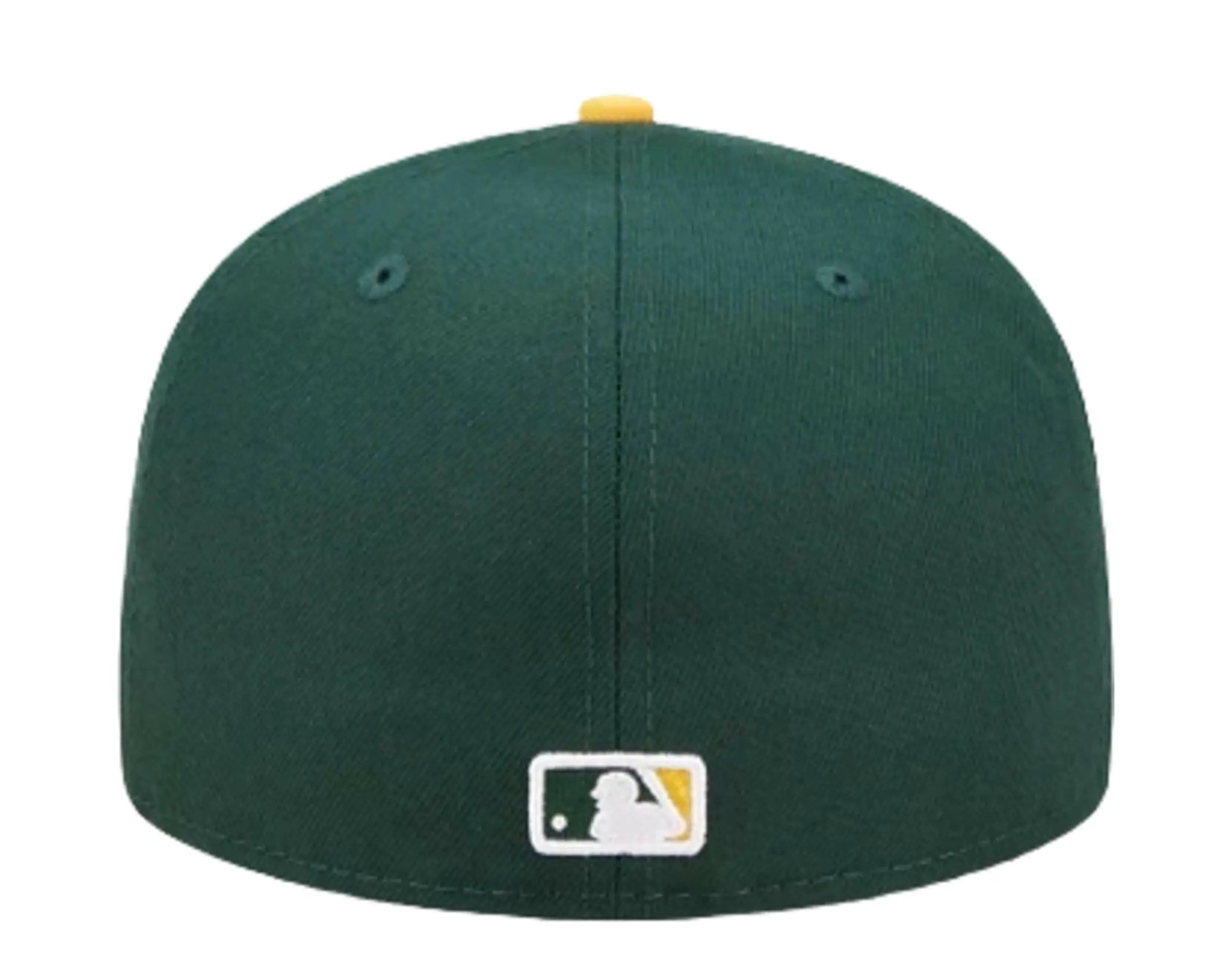 New Era 59Fifty MLB Oakland Athletics Comic Cloud Fitted Hat Green/Yellow