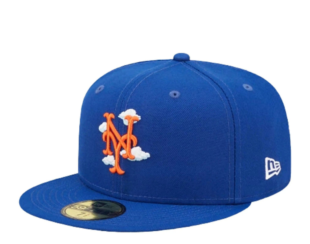 New Era 59Fifty MLB New York Mets Comic Cloud Fitted Hat Blue