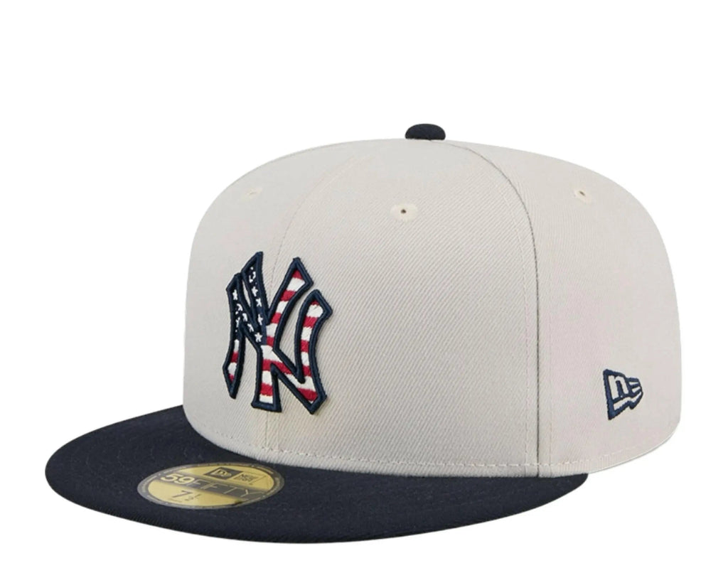 New Era 59Fifty MLB New York Yankees Independence Day 2024 Fitted Hat Gray/Navy