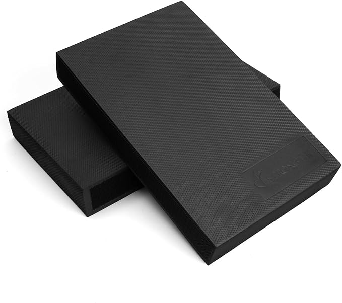 2 - in - 1 Non - Slip Balance Pad - High - Density Foam Cushion, Supportive Exercise Mat & Knee Pad for Core Training, Yoga, Pilates, Physical Therapy, Stability Training, Stretching, and Rehab