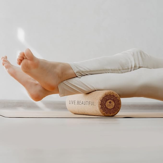 The Cork Roller | Release Tight Muscles, Improve Circulation, Decrease Soreness, Massages Tissue | Ideal for All Areas of The Body arms, Legs, Back | Travel Friendly (Mandala Tonal)