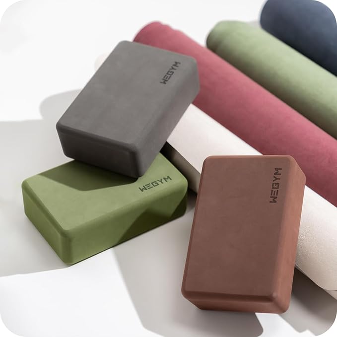 Yoga blocks with Anti - Slip, Comfortable Grip, Sturdy Sides for Secure Workouts at Home, for Yoga, and Pilate Training