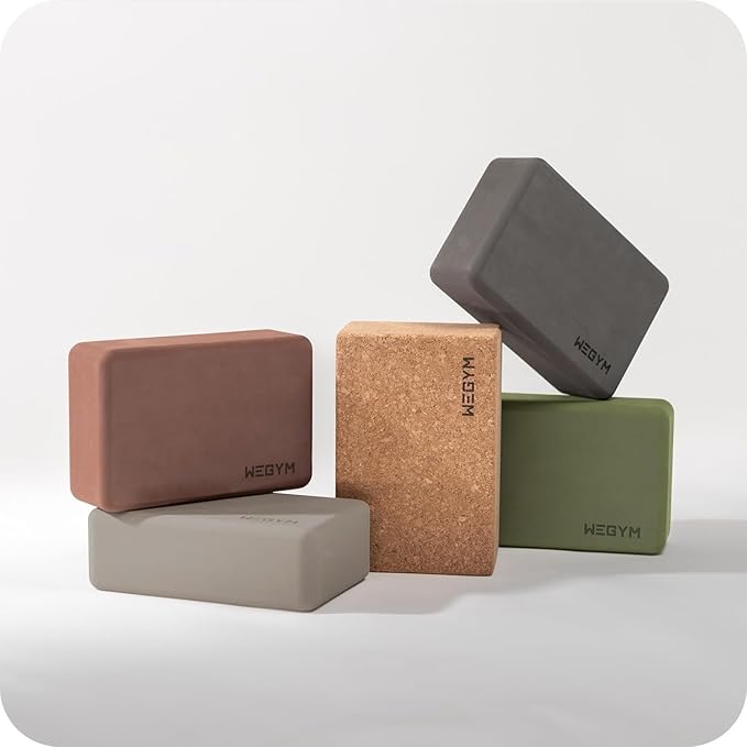 Yoga blocks with Anti - Slip, Comfortable Grip, Sturdy Sides for Secure Workouts at Home, for Yoga, and Pilate Training