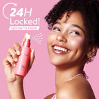 TIRTIR Waterproof Setting Spray – 24 Hour Long Lasting Fix, Sweatproof Water Resistant Makeup Finisher – Ethanol Free, Semi Matte Finish for Oily Skin – Korean Makeup Fixer