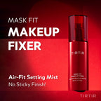 TIRTIR Waterproof Setting Spray – 24 Hour Long Lasting Fix, Sweatproof Water Resistant Makeup Finisher – Ethanol Free, Semi Matte Finish for Oily Skin – Korean Makeup Fixer