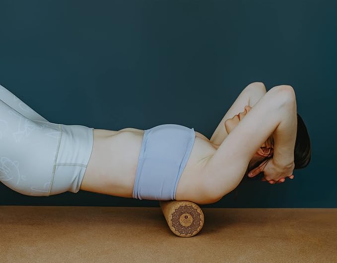 The Cork Roller | Release Tight Muscles, Improve Circulation, Decrease Soreness, Massages Tissue | Ideal for All Areas of The Body arms, Legs, Back | Travel Friendly (Mandala Tonal)