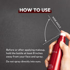 TIRTIR Waterproof Setting Spray – 24 Hour Long Lasting Fix, Sweatproof Water Resistant Makeup Finisher – Ethanol Free, Semi Matte Finish for Oily Skin – Korean Makeup Fixer