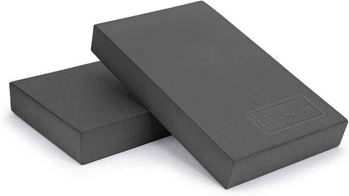 2 - in - 1 Non - Slip Balance Pad - High - Density Foam Cushion, Supportive Exercise Mat & Knee Pad for Core Training, Yoga, Pilates, Physical Therapy, Stability Training, Stretching, and Rehab
