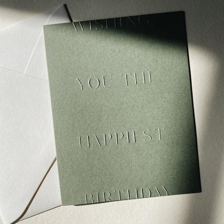 'Wishing You The Happiest Birthday' Card (1CT)