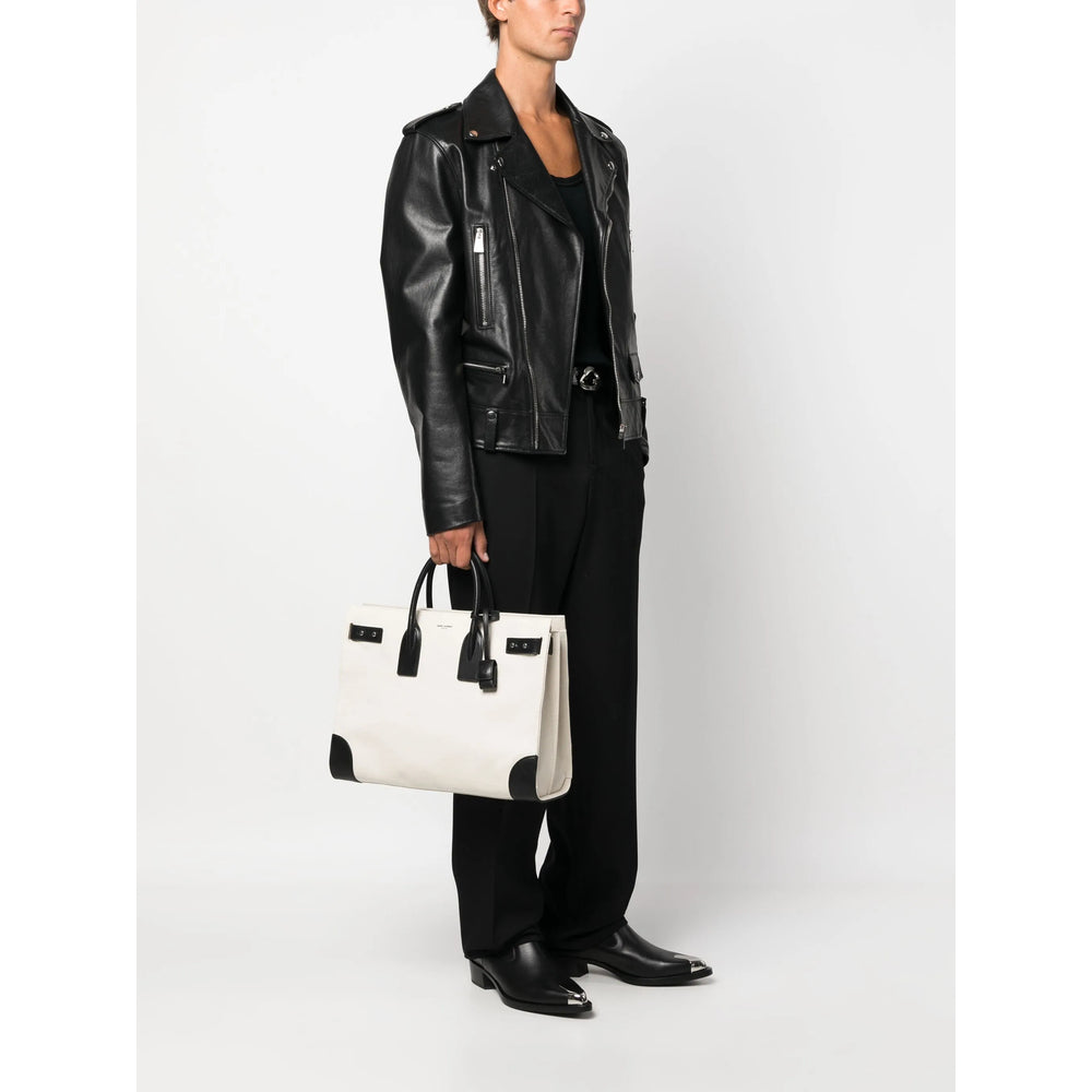 White Tote Bags Men