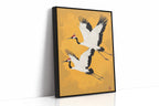 WONDERWALL ‘L’Atelier Fun Collection’ Japanese Red-Crowned Cranes – Elegant Minimalist Wall Art