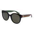 Gucci GG0035SN Women Sunglasses Black/Green