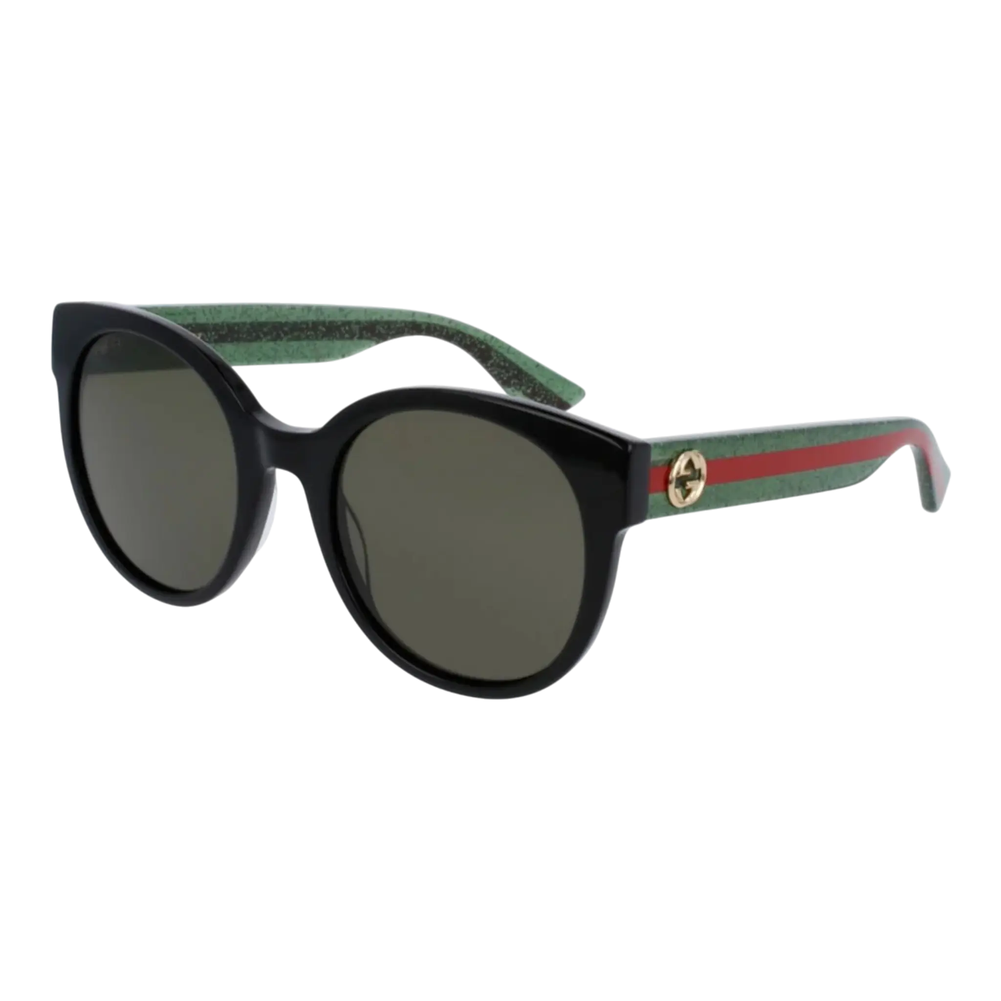 Gucci GG0035SN Women Sunglasses Black/Green
