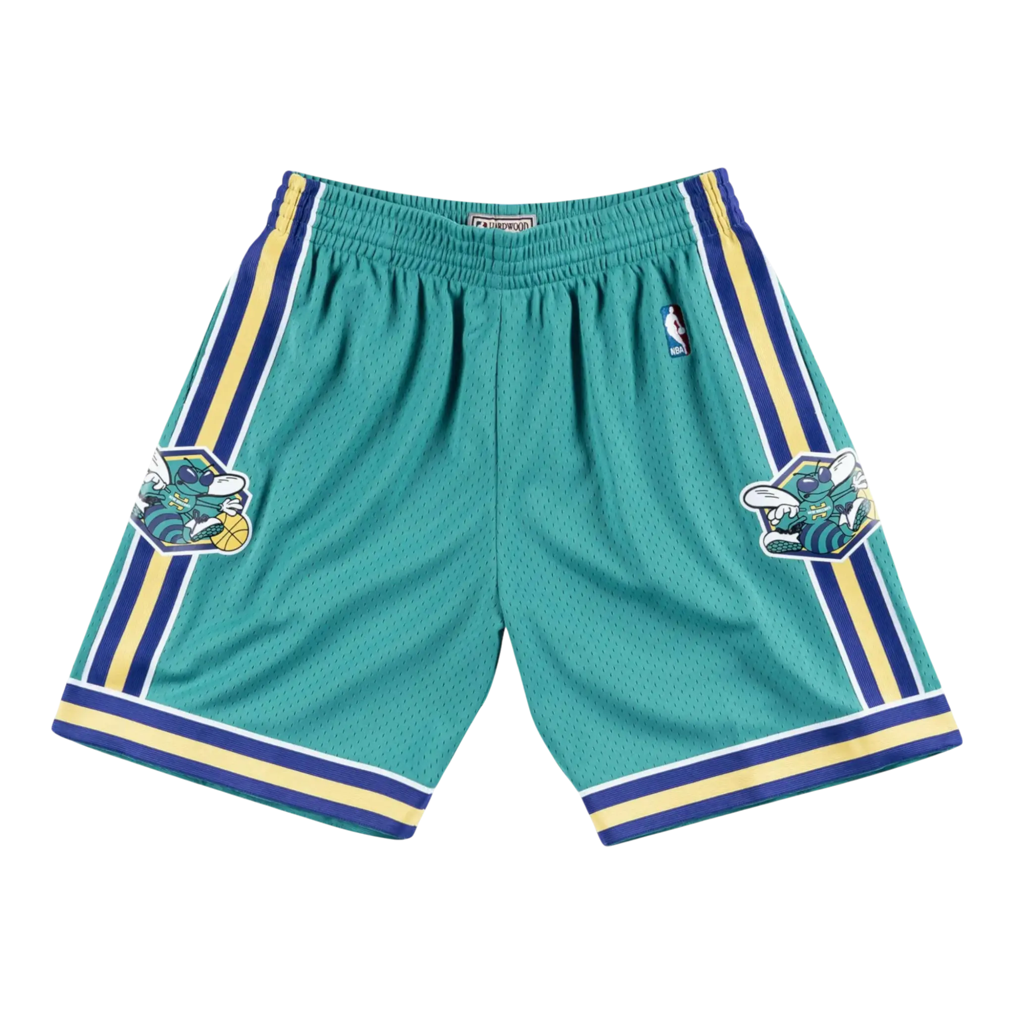 Mitchell & Ness NBA Swingman New Orleans Hornets Road 2005-06 Men Shorts Teal/Yellow