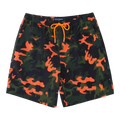 Psycho Bunny Plano Camo Print Long Men Swim Trunks Duffel Bag Camo/Black