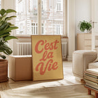 WONDERWALL ‘L’Atelier Fun Collection’ C’est La Vie Retro Wall Art