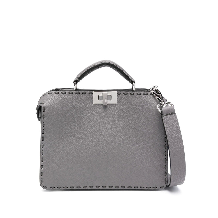 Grey Shoulder Bags Men