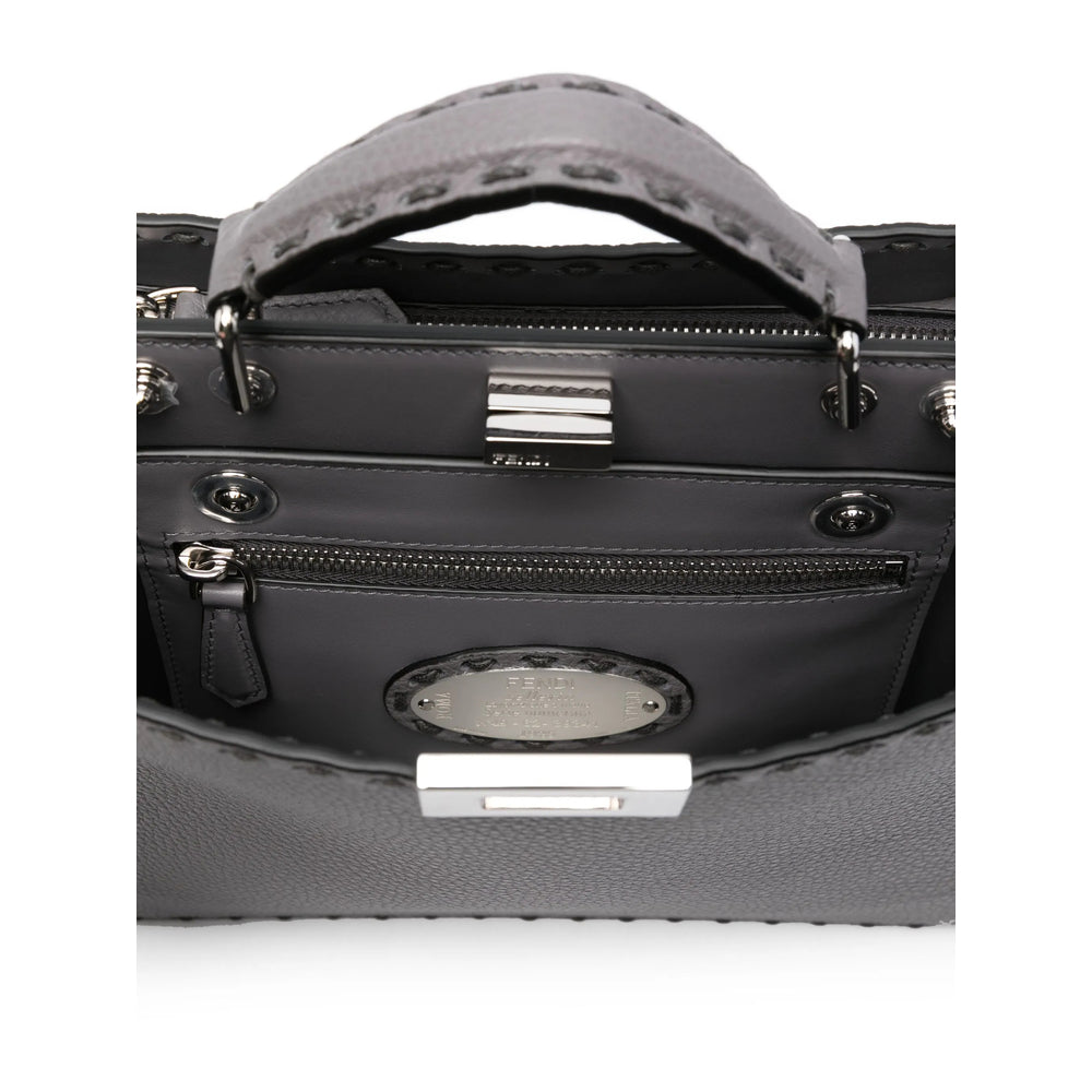 Grey Shoulder Bags Men