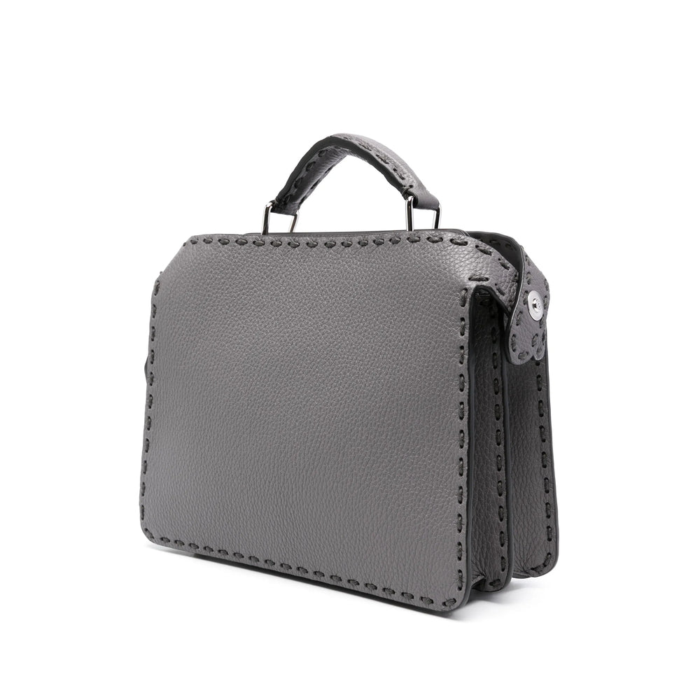 Grey Shoulder Bags Men