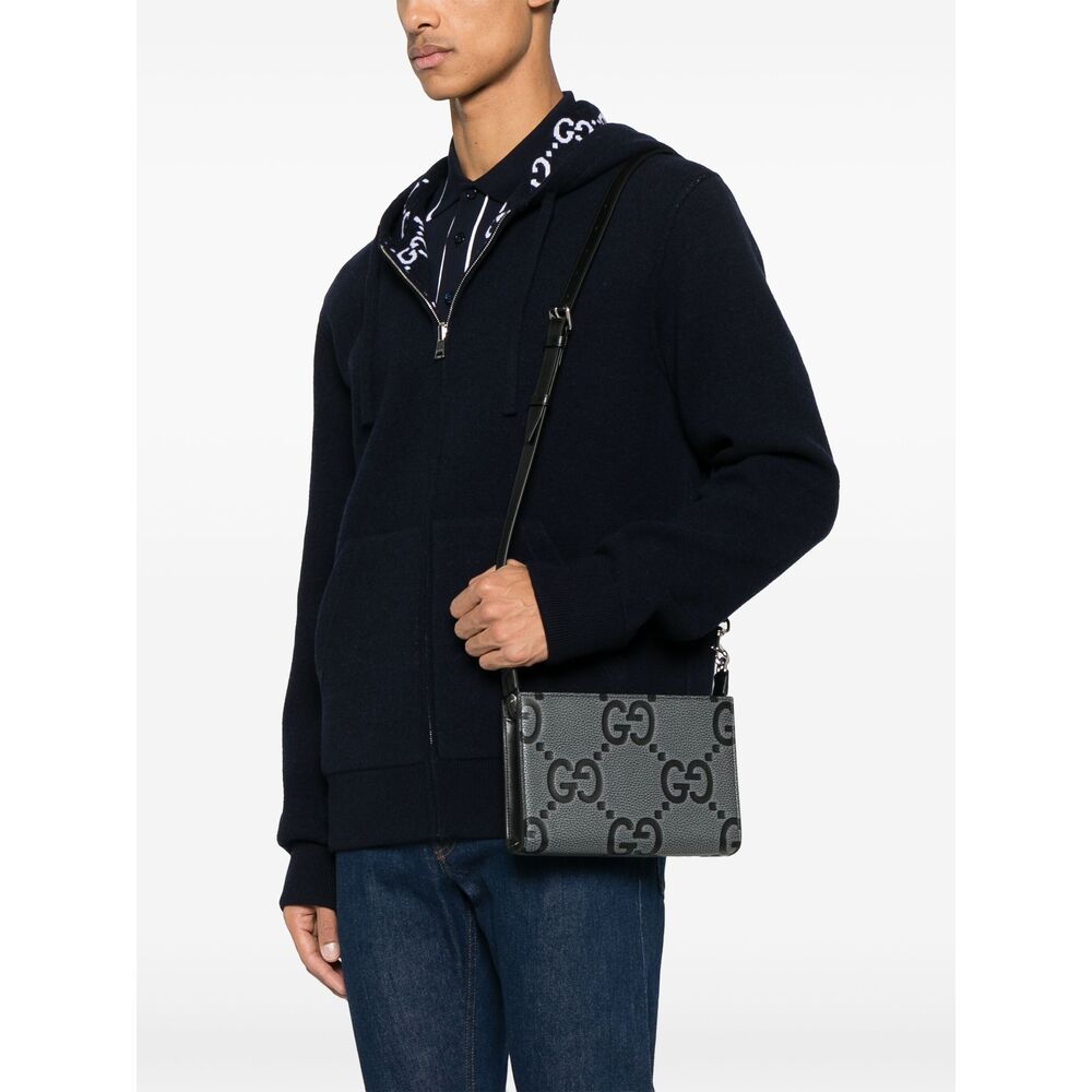 Grey Messenger Bags Men