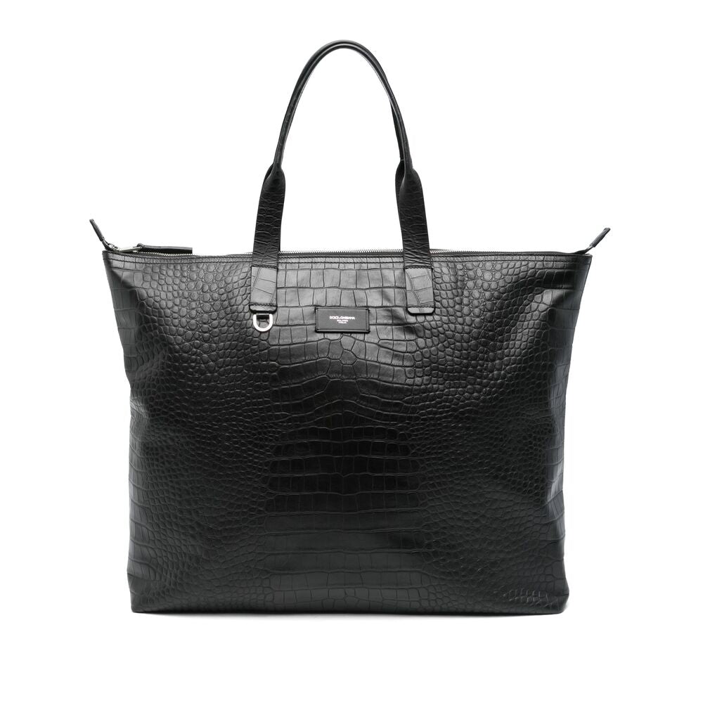 Black Tote Bags Men