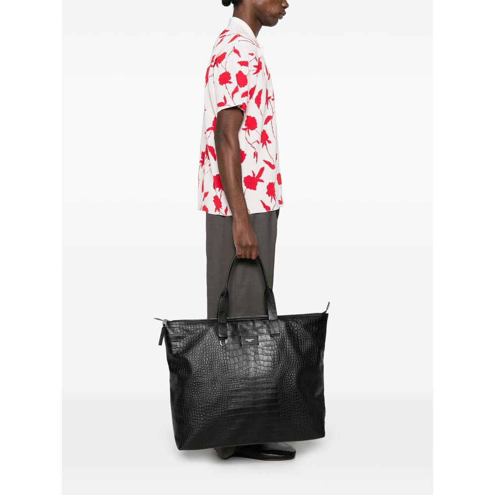 Black Tote Bags Men